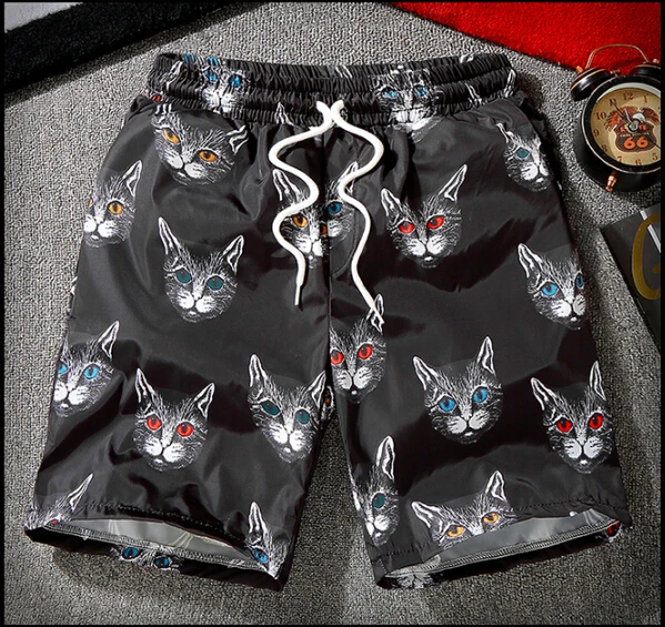 Лето повседневные шорты Фитнес тренировки мужские пляжные шорты дышащие мужские короткие штаны