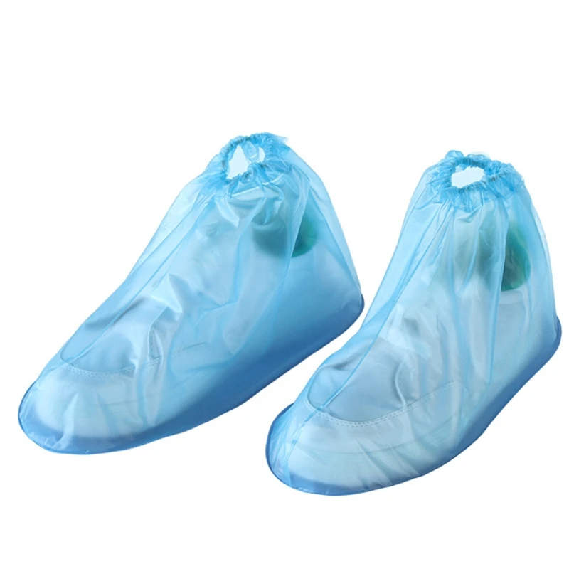 Ботинки медные водонепроницаемые ботинки Многоразовые водонепроницаемые мужские и женские и детские дождевики обувь аксессуары