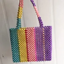 Новые формы жемчужные бусины сумка Для женщин бриллиантами сумки вечерние Свадебная цепочка на плечо кошелек клатч Элитный бренд