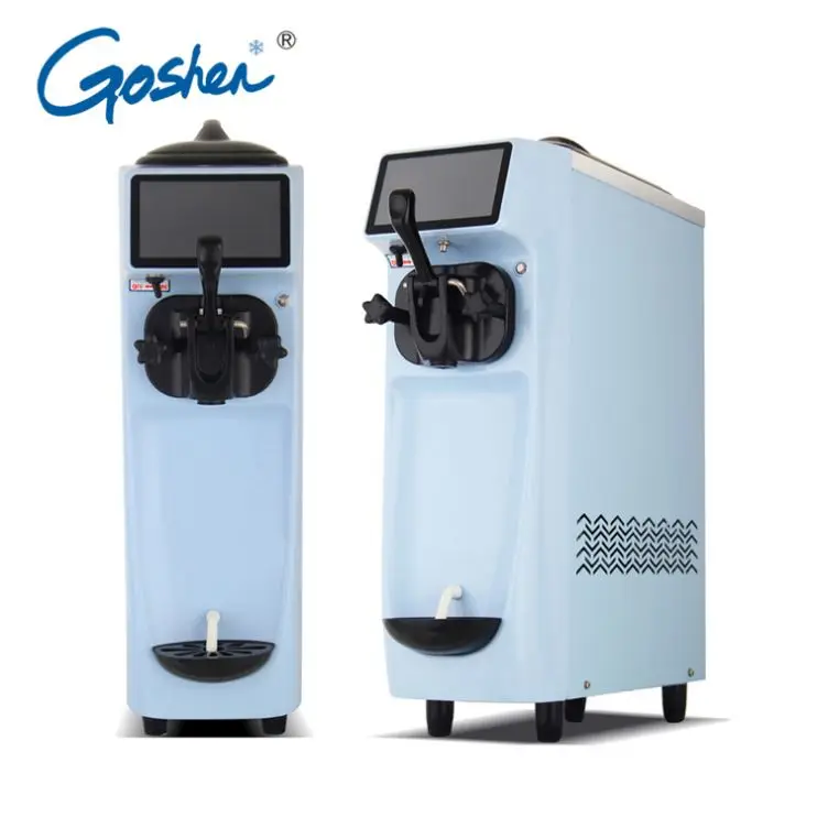 

New design soft serve cafe desktop commercial ice cream machine from factory