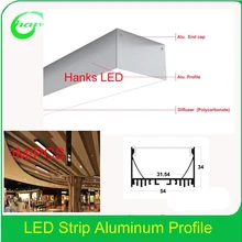 20 м/лот 1 м поверхностного монтажа профиля для стен и потолков доступны для многорядные светодиодные полосы 5050 5630