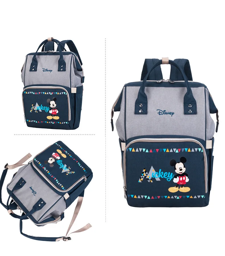 Disney новые модные детские сумки для мамы большой ёмкость мать сумка беременных женщин рюкзак для путешествий пеленки рюкзак