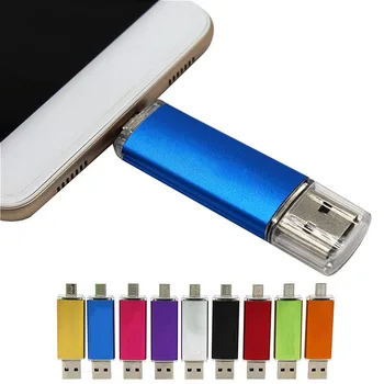 

fashion usb2.0 OTG Pen drive 64GB USB Flash Drive 32GB 16GB 8GB Pendrive Flash Drive gift Usb