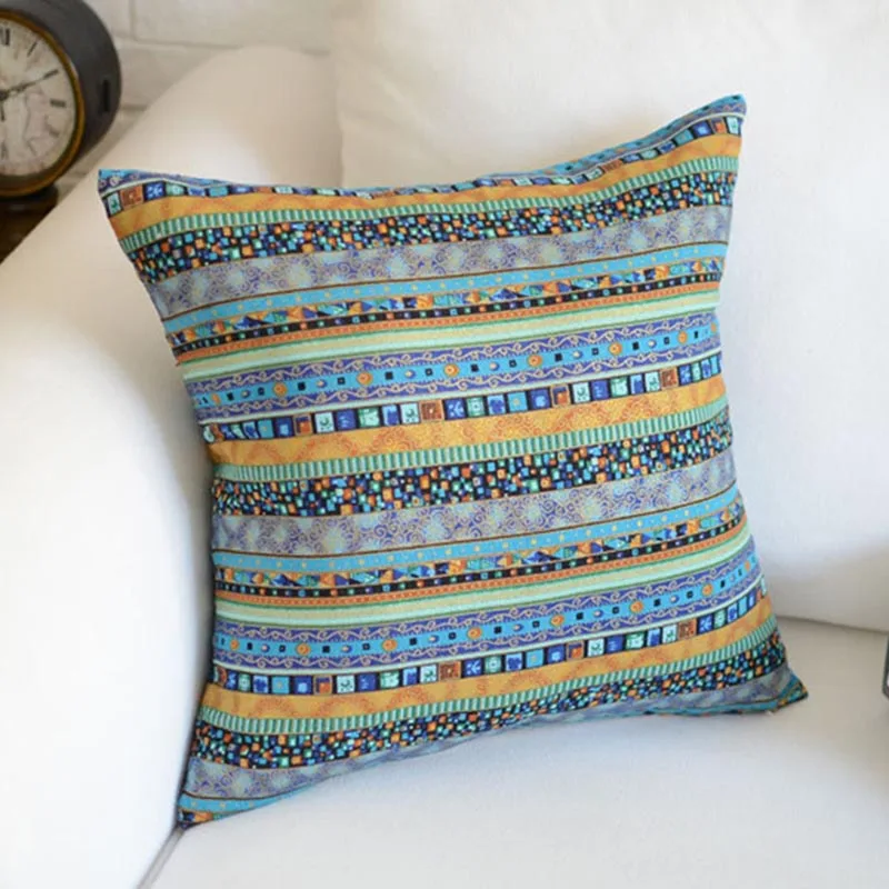 

Pillowcase National Print Throw Cushion Cover Square Waist Pillow Case Sofa Chair Bedroom Car Home Office Decorative Cojines Hot