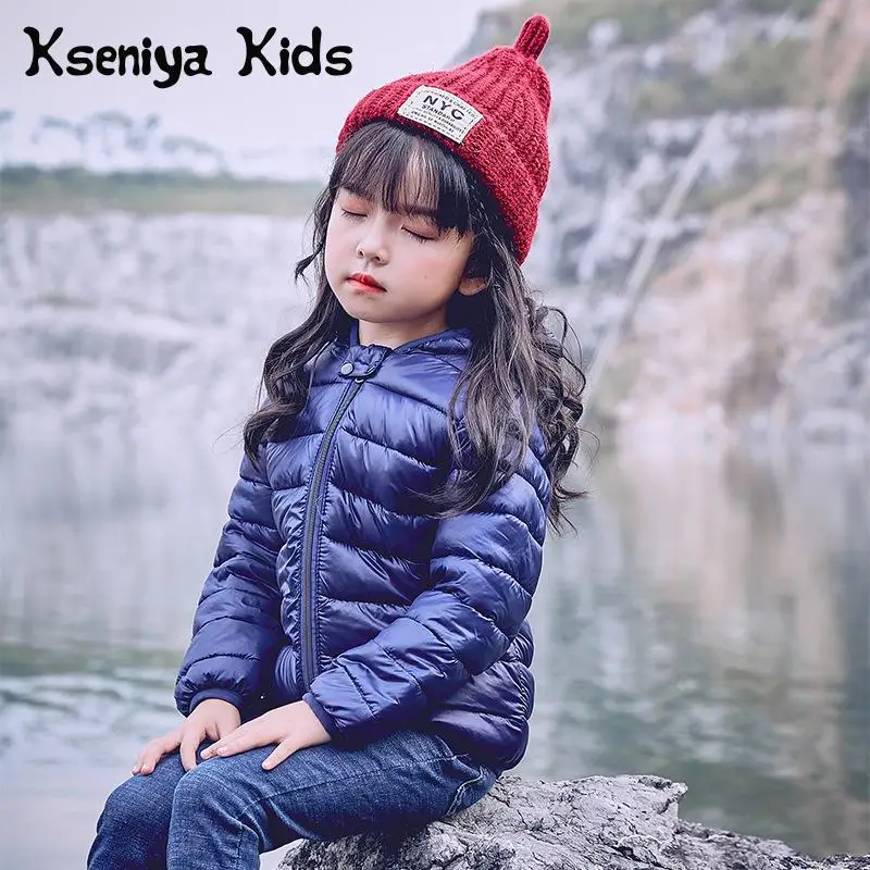 

Kseniya Kids Overcoat Hooded 2018 Newborn Outerwear Coat Baby Girl Clothing Toddler Boys Winter Jacket