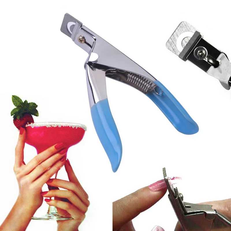 

Nail Art Clipper Cutter UV Acrylic Fake Nail Clipper Trimmer Tip Scissor Pedicure Artificial Stainless Steel Manicure Tool