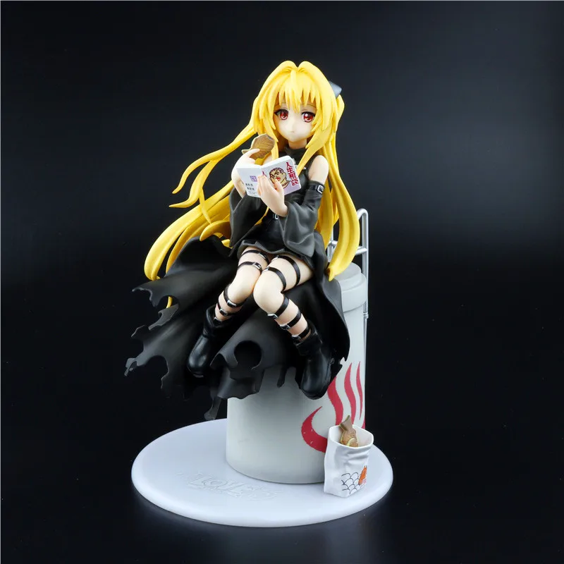 

Anime Golden Darkness To Love-Ru Killers Eve Taiyaki Sitting Posture PVC Model Home Furnishing Articles G1950