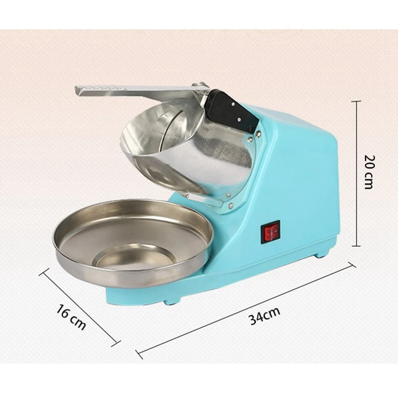 HIMOSKWA, коммерческая и бытовая электрическая дробилка для льда, бритва для льда, сделай сам, мороженое, холодные напитки, фруктовый десерт, для лета