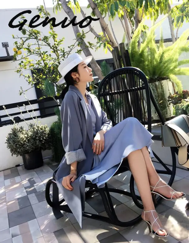 Genuo New Autumn Winte Women Cardigan Long Sleeve Hooded Solid Knitted Coat Female Keep Warm Sweater Long Open Stitch