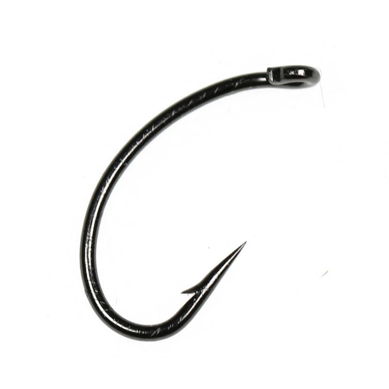 100PCS Fly Tying Hook Nymph Bug Shrimp Scud Pupae Larvae Caddis Flies Fishing Hooks #8~#16