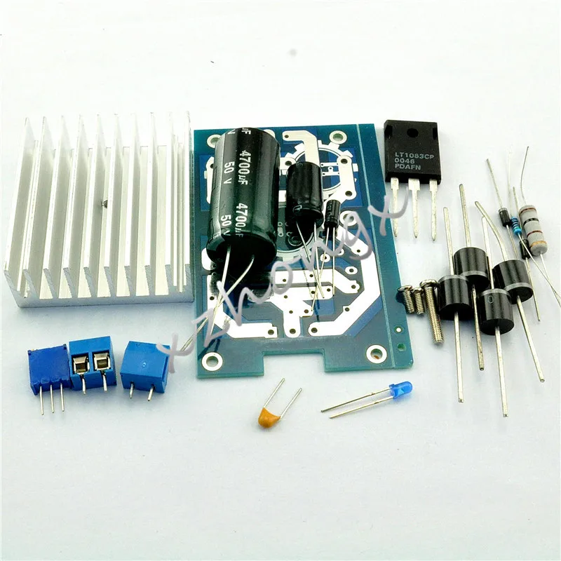 

LT1083 adjustable voltage stabilized power supply board high power linear adjustable power module 7A with self recovery insuranc