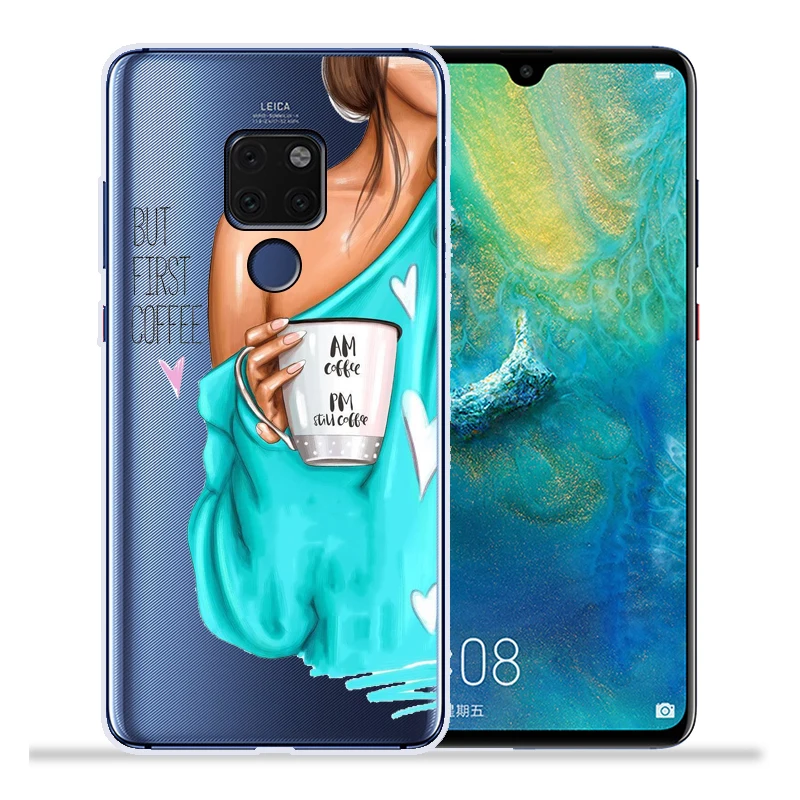 Модный чехол для телефона на высоком каблуке для девушек и женщин huawei mate 20 Lite Pro mate 9 10 Lite Pro Nova 2 Plus Nova3 Nova3i задняя крышка Etui - Цвет: 13