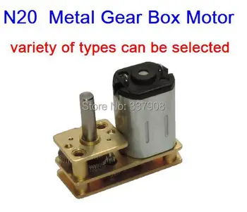 

2PCS N20 DC3-12V 5-800RPM Micro gear Motor with Metal Gear Box,Low-speed Motor, Flip-type gear motor special hotel door locks