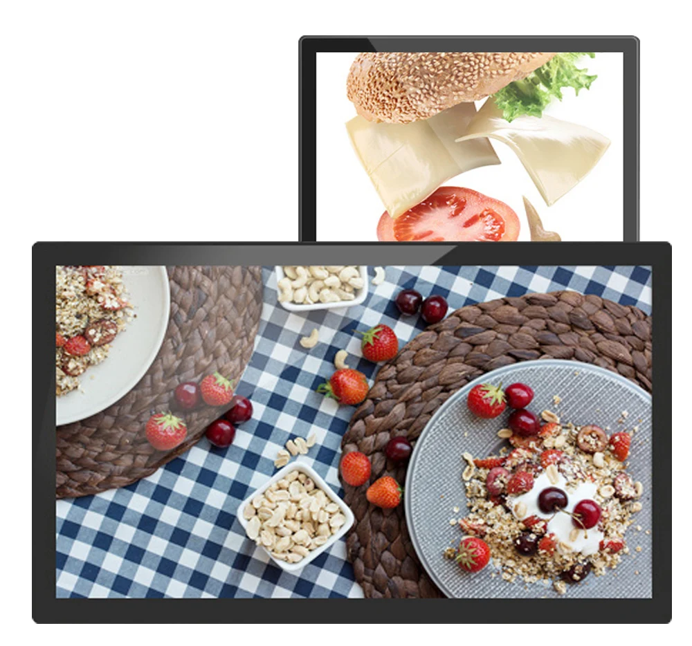 

21.5 inch computer advertising monitor (1920*1080,1080P video player back, photo slide show, music, HDMI in, AV in, VESA,remote)