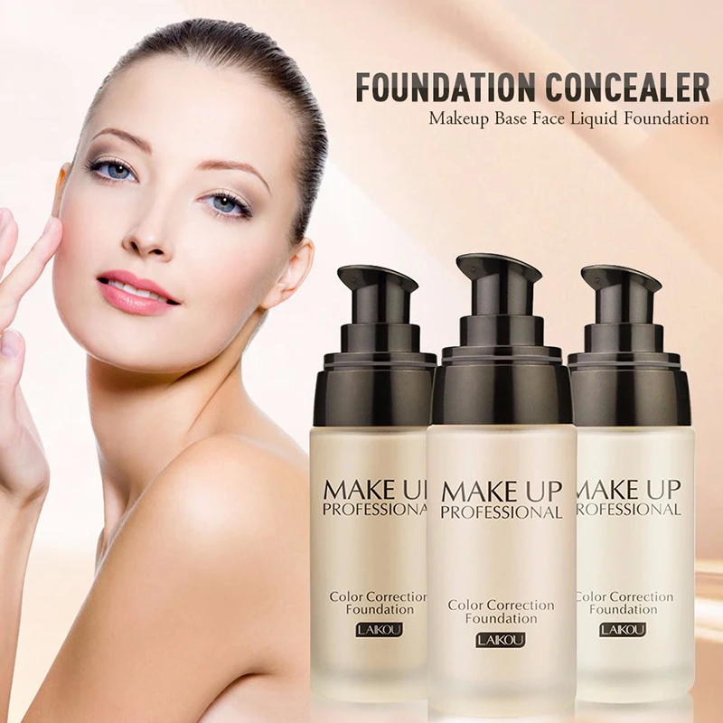 Makeup Base Face Liquid Foundation BB Cream Concealer Whitening