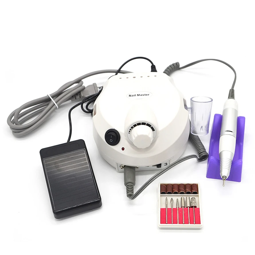 

35000RPM Electric Nail Drill Machine Electric Manicure Machine Drills Accessory Pedicure Kit Nail Drill File Bit Nail Tools
