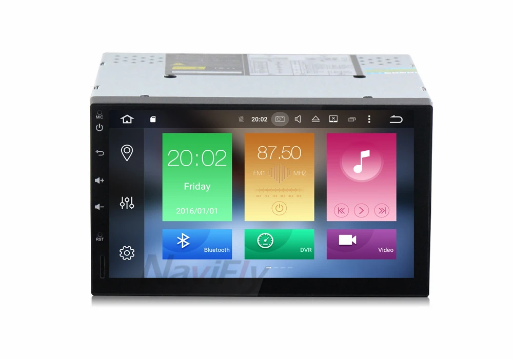 Best 7 inch 2 din universal car radio audio multimedia player Android 8.0 octa core 4G+32G car gps navigetion for Nissan Toyota 7