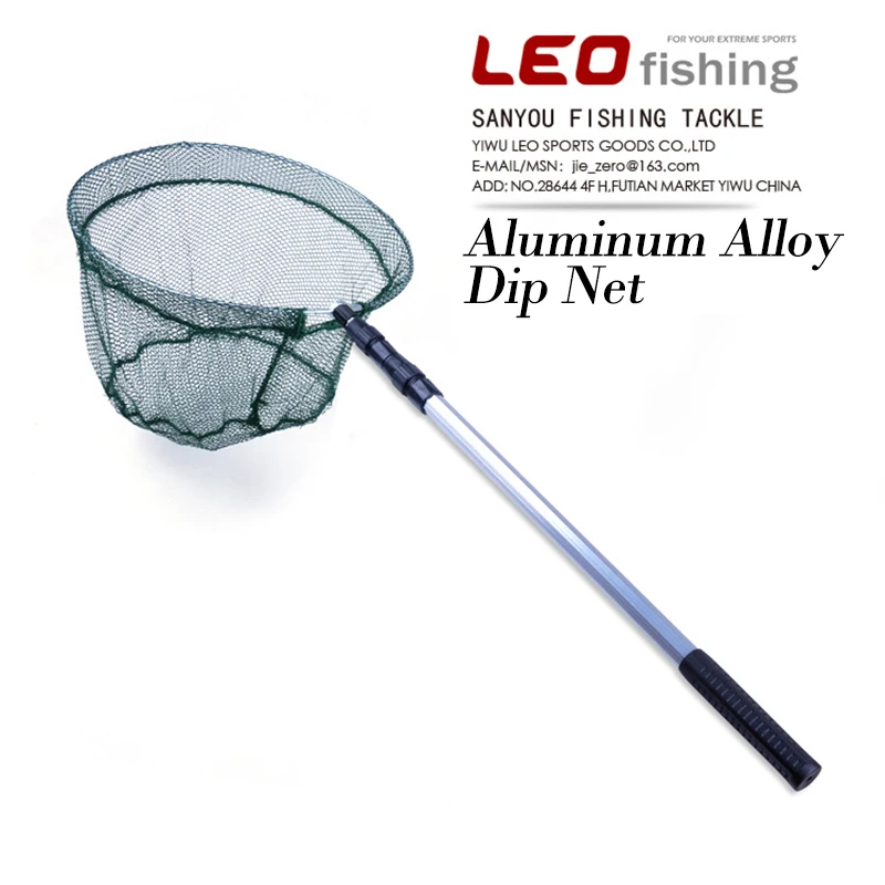 Leo Telescoping Foldable Landing Net Pole Folding Landing Net For Fly