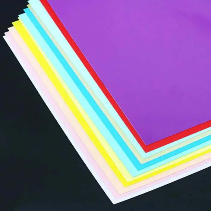 Недавно 5 шт./компл. Цвет термоусадочный лист Пластик Magic Бумага лист для образовательных поделки своими руками TE889