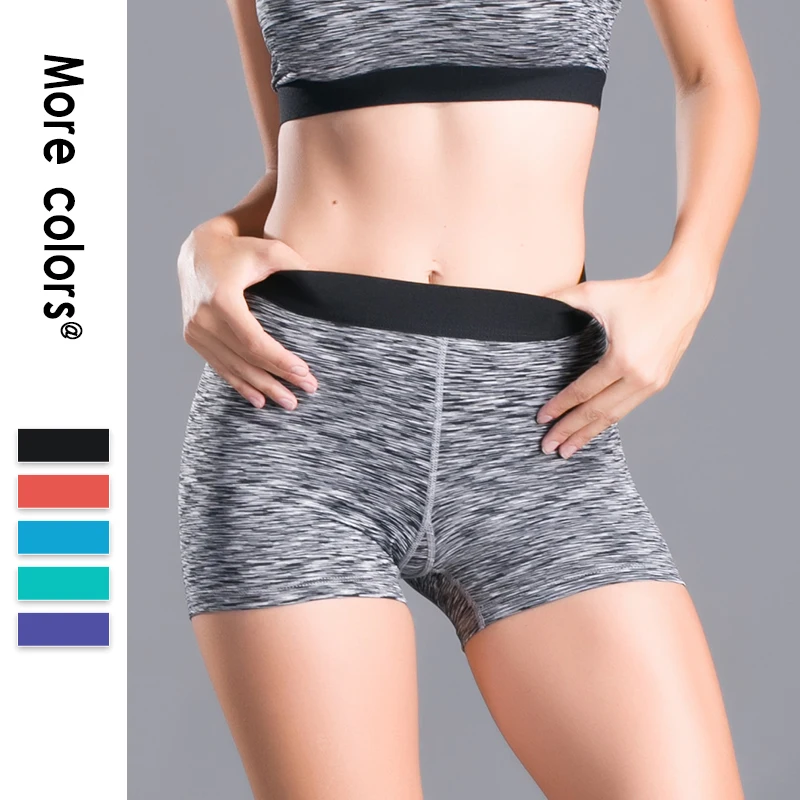 

AALAMGEER High Elastic Women Yoga Sporting Shorts Breathable Fitness Femme Gym Running Workout Short Leggings Quick Dry Female