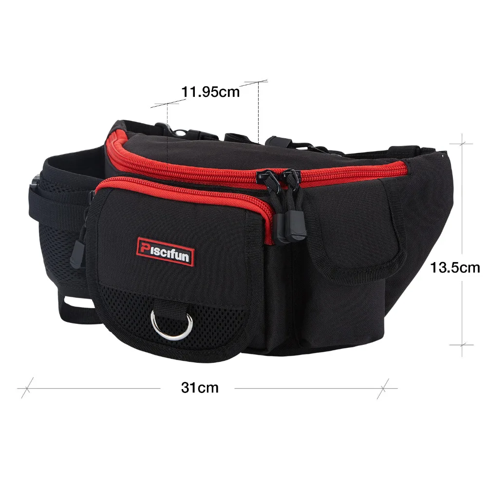 Piscifun Multifunctional Waterproof Fishing Waist Bag FinishTackle