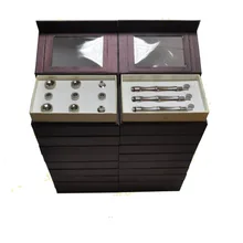 Алмазная дермабразия, включая 9 наконечников и 3 палочки из нержавеющей стали, 10 шт бесплатных фильтров для каждого набора-фиолетовая коробка