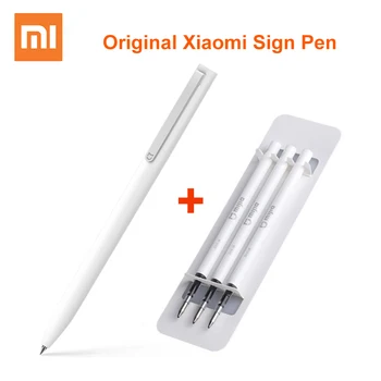 

Original 9.5mm Xiaomi Mijia Sign Pens Signing Pens PREMEC Smooth MiKuni Japan Ink Switzerland Refill add Mijia Pens Black Refill