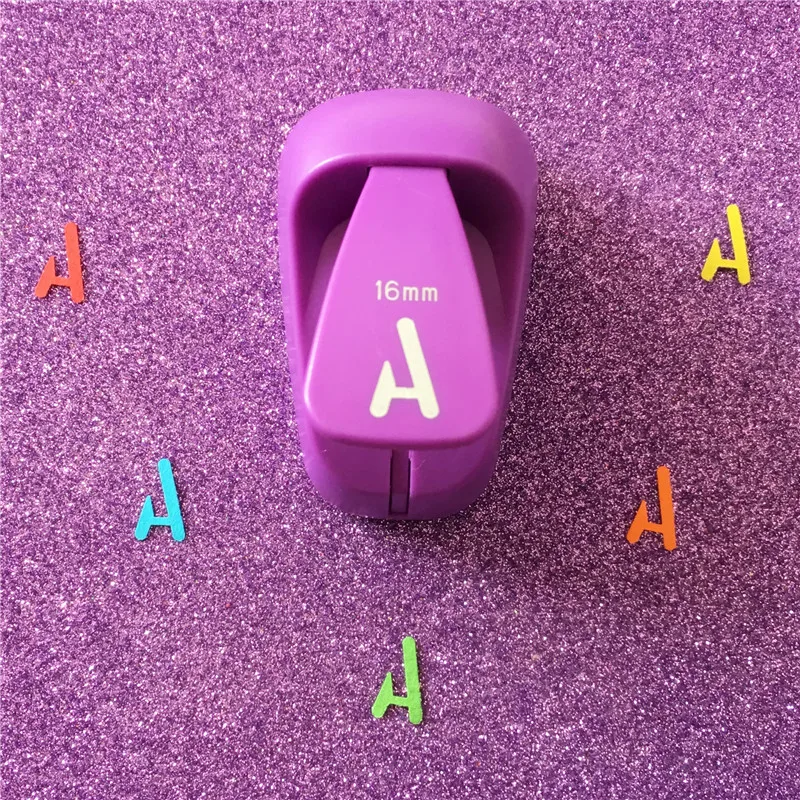 Free Shipping Alphabet A shaped save power paper/eva craft punch Scrapbook Handmade punchers DIY a letters hole punches puncher |