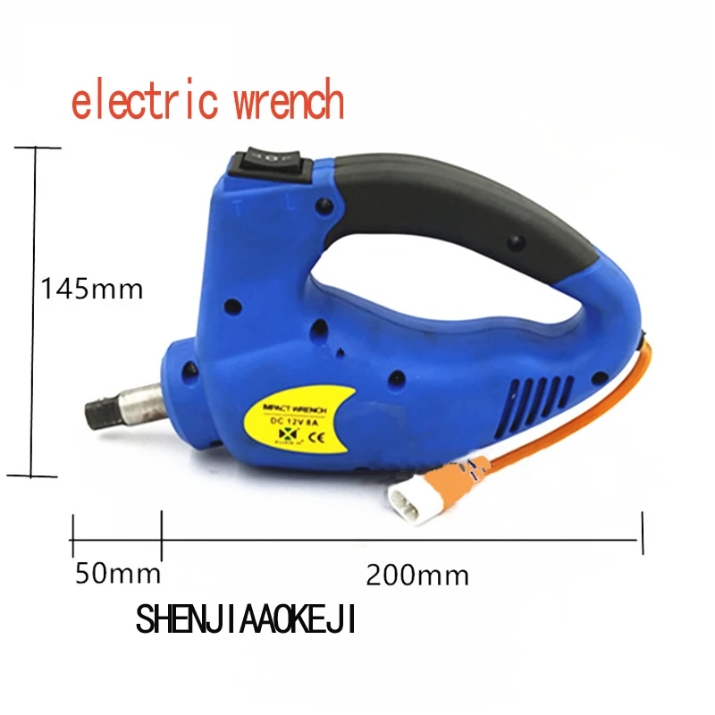 12V car jack Including electric wind gun wrench  Tire screw removal Car jack Repair tool accessories  Portable hardware tools
