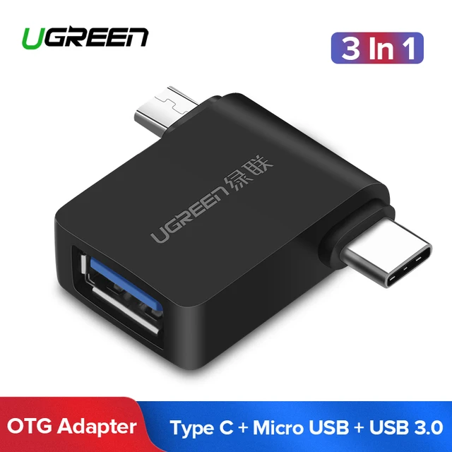 Best Offers Ugreen USB 3.0 OTG Cable Adapter Micro USB Type C 3 in 1 Converter for Xiaomi Redmi 5 Plus Samsung Galaxy s8 for Huawei p20 pro Best Offers Ugreen USB 3.0 OTG Cable Adapter Micro USB Type C 3 in 1 Converter for Xiaomi Redmi 5 Plus Samsung Galaxy s8 for Huawei p20 pro