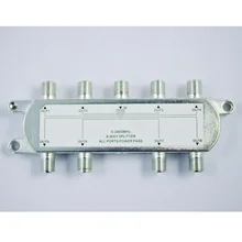8 Way Signal Satellite Splitter TV Antenna RF Coaxial Cable Splitter Satellite TV Receiver For TV Signal Splitter
