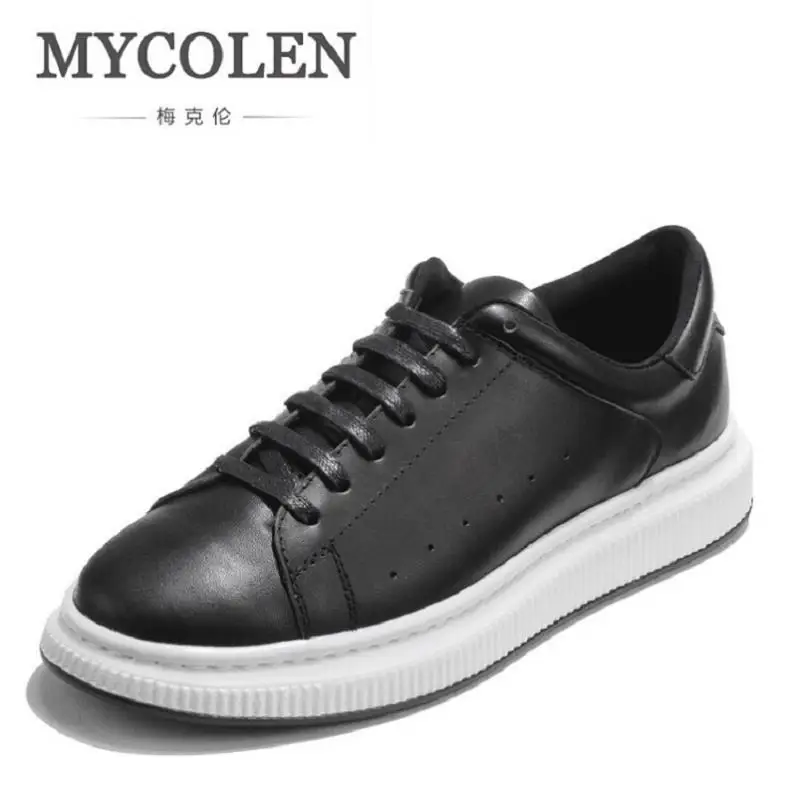 MYCOLEN/Роскошная брендовая кожаная мужская повседневная обувь на все сезоны
