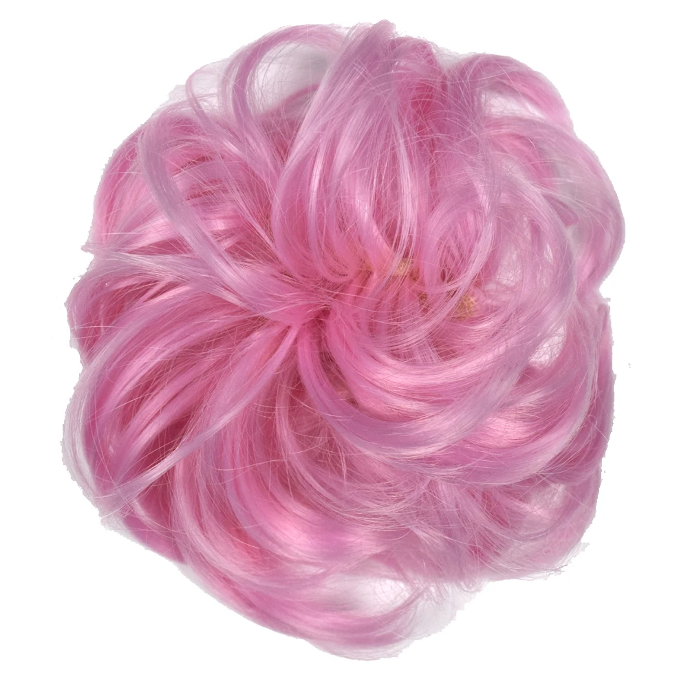 TOPREETY Heat Resistant Synthetic Hair pieces Curly Chignon with Rubber Band Hair Extensions Updo Donut Hairpieces TOPREETY Heat Resistant Synthetic Hair pieces Curly Chignon with Rubber Band Hair Extensions Updo Donut Hairpieces