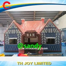 Воздуха до двери/DDU условия, 10x5x5 mH открытый надувной бар обслуживания палатка, надувной паб, надувные ирландский паб
