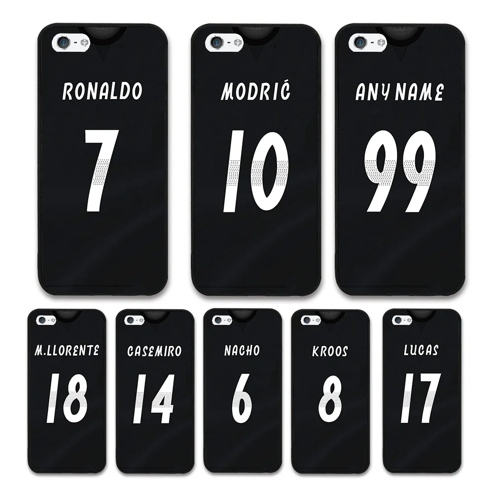 

European Football RONALDO MODRIC KROOS Jersey style Real Madrid Custom Names and Numbers case for Apple iPhone 5 Phones cases