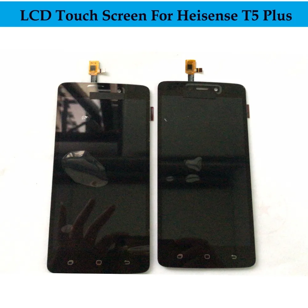 

VDG 1PCS/Lot No Dead Pixel Tested LCD Display+Touch Screen Display Sensor Replacement Assembly Fix Parts For Hisense T5 Plus