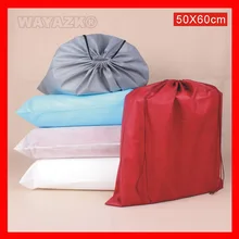 10 шт./лот) размер 50x60 см(20x2") высокое качество большой шнурок нетканый мешок