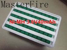 100PCS/LOT Brand New 3.6V 40mAh Ni-MH Ni MH battery data backup battery memory cell PLC industrial battery batteries