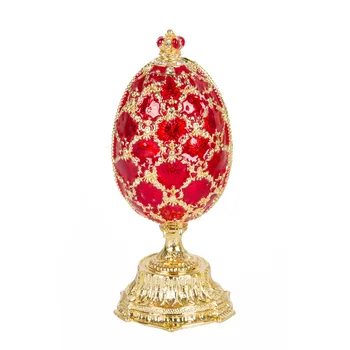 

FLETCHER Brand Metal Exqusite Faberge Egg for Jewelry Box