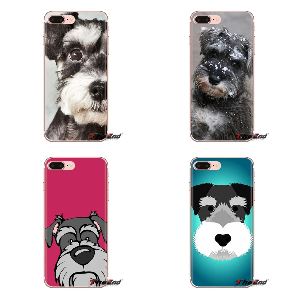 

For Huawei Nova 2 3 2i 3i Y6 Y7 Y9 Prime Pro GR3 GR5 2017 2018 2019 Y5II Y6II Silicone Phone Cases Miniature Schnauzer Puppy dog