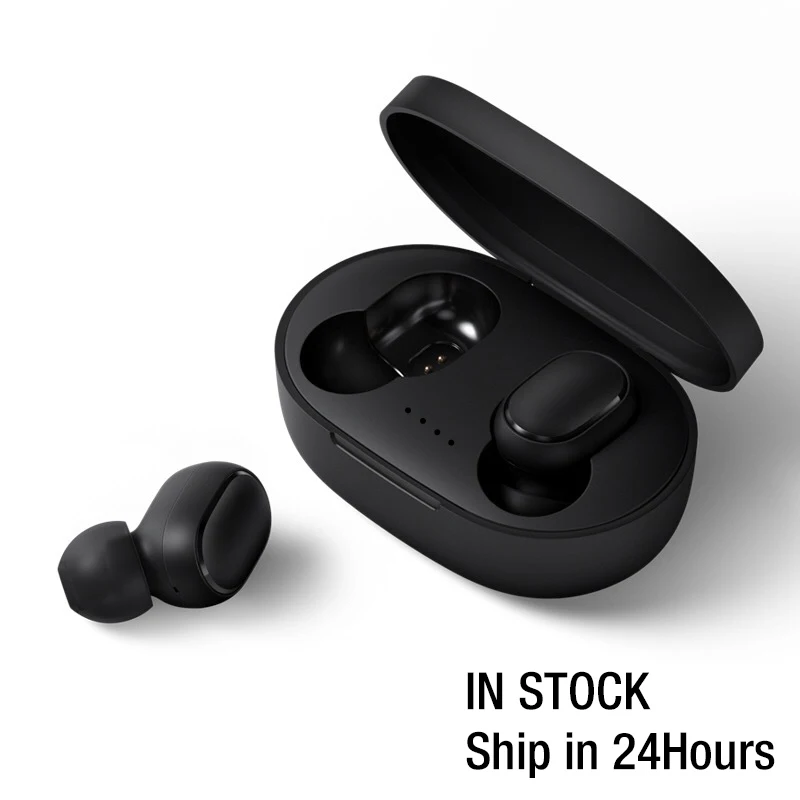

A6S Bluetooth Headsets For Xiaomi Wireless Earbuds 5.0 TWS Earphone Noise Cancelling Mic for Redmi Airdots iPhone Huawei Samsung