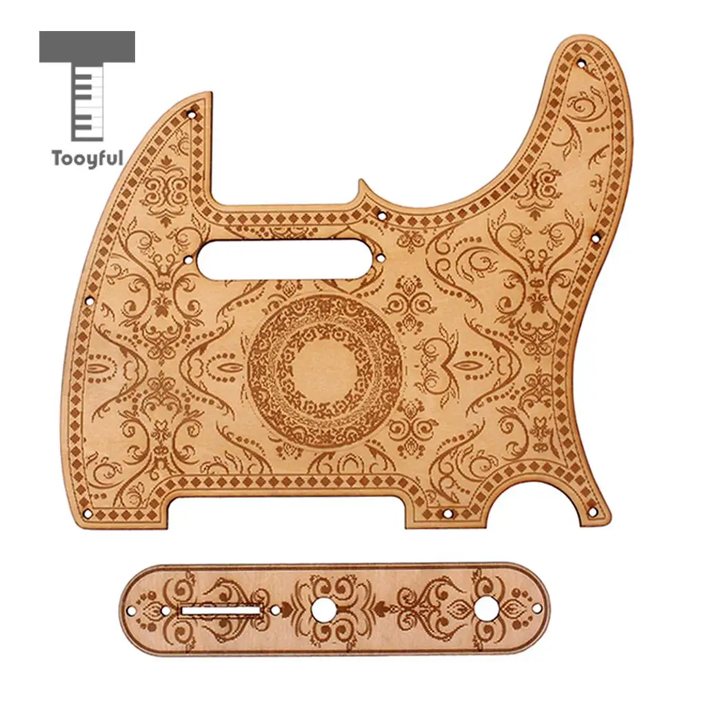 Maple Flower Pattern Guitar Pickguard Scratch Plate Protector for TL