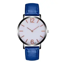 2018 новые модные мужские часы дизайн кожаный ремешок аналог, кварцевый сплав наручные часы мужские часы Relogio Masculino Прямая доставка