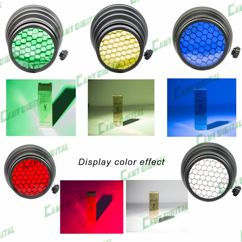 Godox SN-01 With Color Filter SNOOT Universal Digital Mount For Studio Flash With Color Filter  (8)