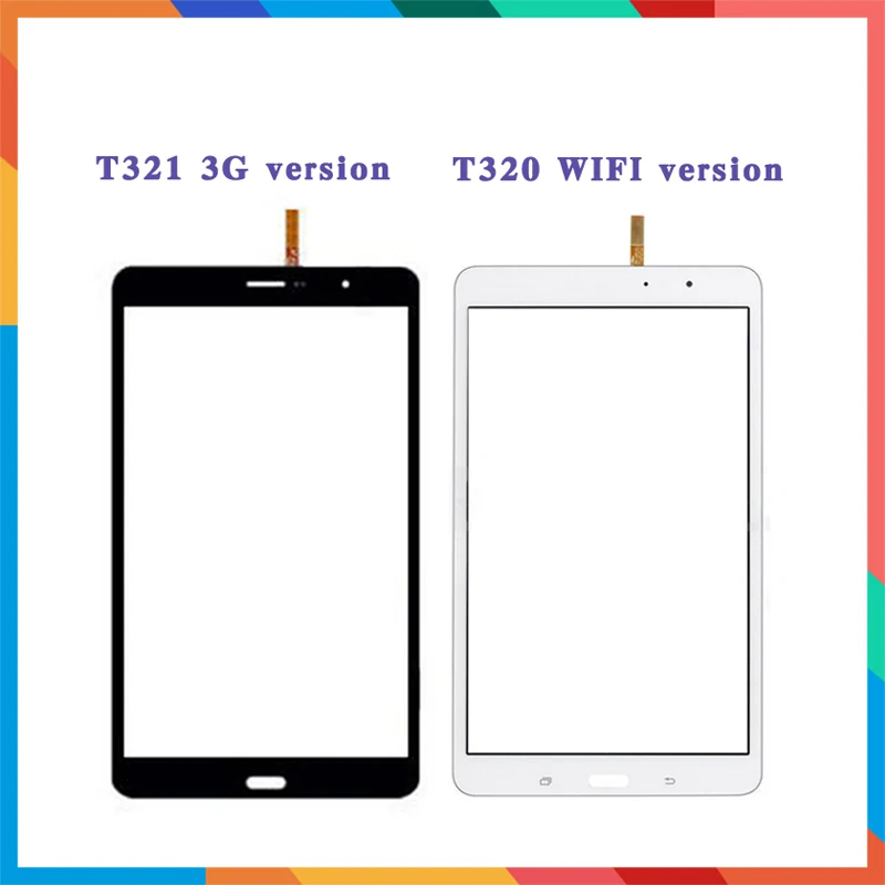10 шт. для Samsung Galaxy Tab Pro 8 4 SM-T320 T320 и SM-T321 T321 сенсорный экран дигитайзер Датчик