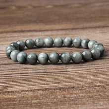 LingXiang fashion jewelry 8mm natural Cats-Eys Stone loose beads Bracelet Charms Yoga Women meditation amulet yoga for cats
