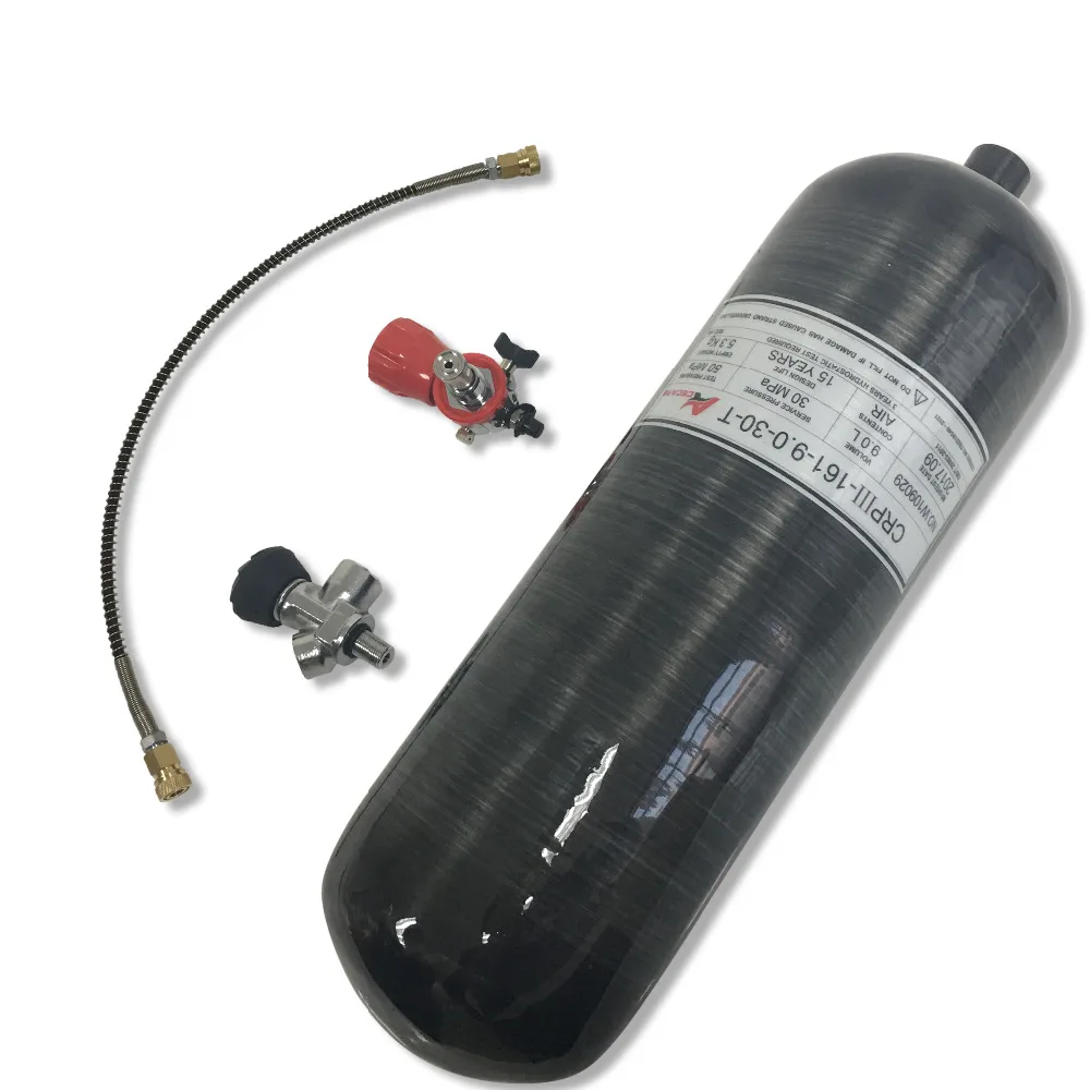 Acecare New Paintball PCP Hunting Air Gun Tank 4500PSI Black SCUBA