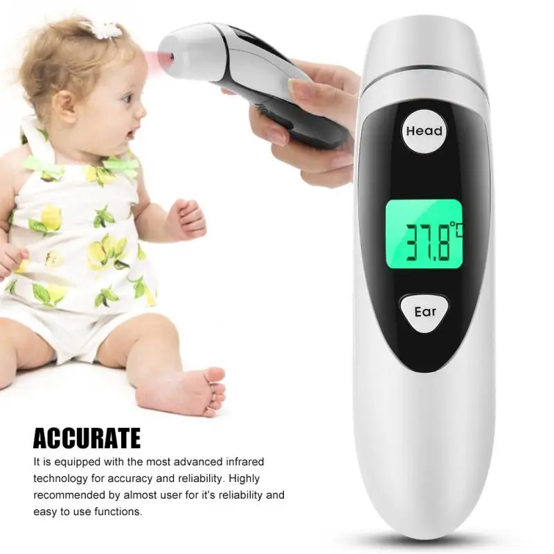 Non Contact Forehead and Ear Thermometer Digital Infrared Thermometer