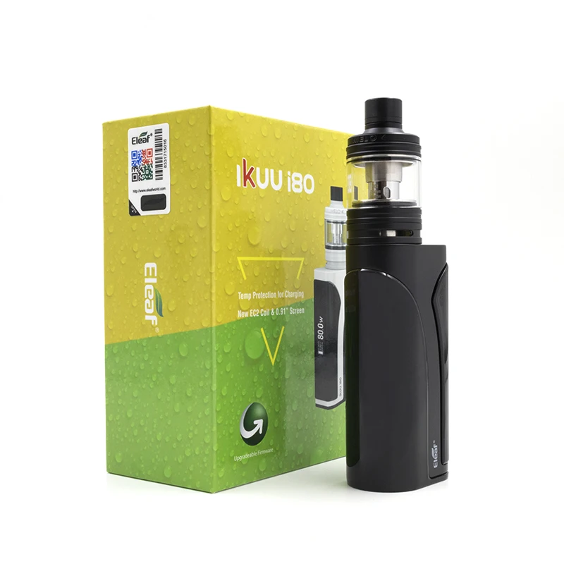 

Electronic Cigarette Eleaf iKuu i80 Kit 80w HUGE VAPOR vape mod 3000mah battery with 4.5ml Melo 4 Atomizer 0.3ohm 0.5ohm coil