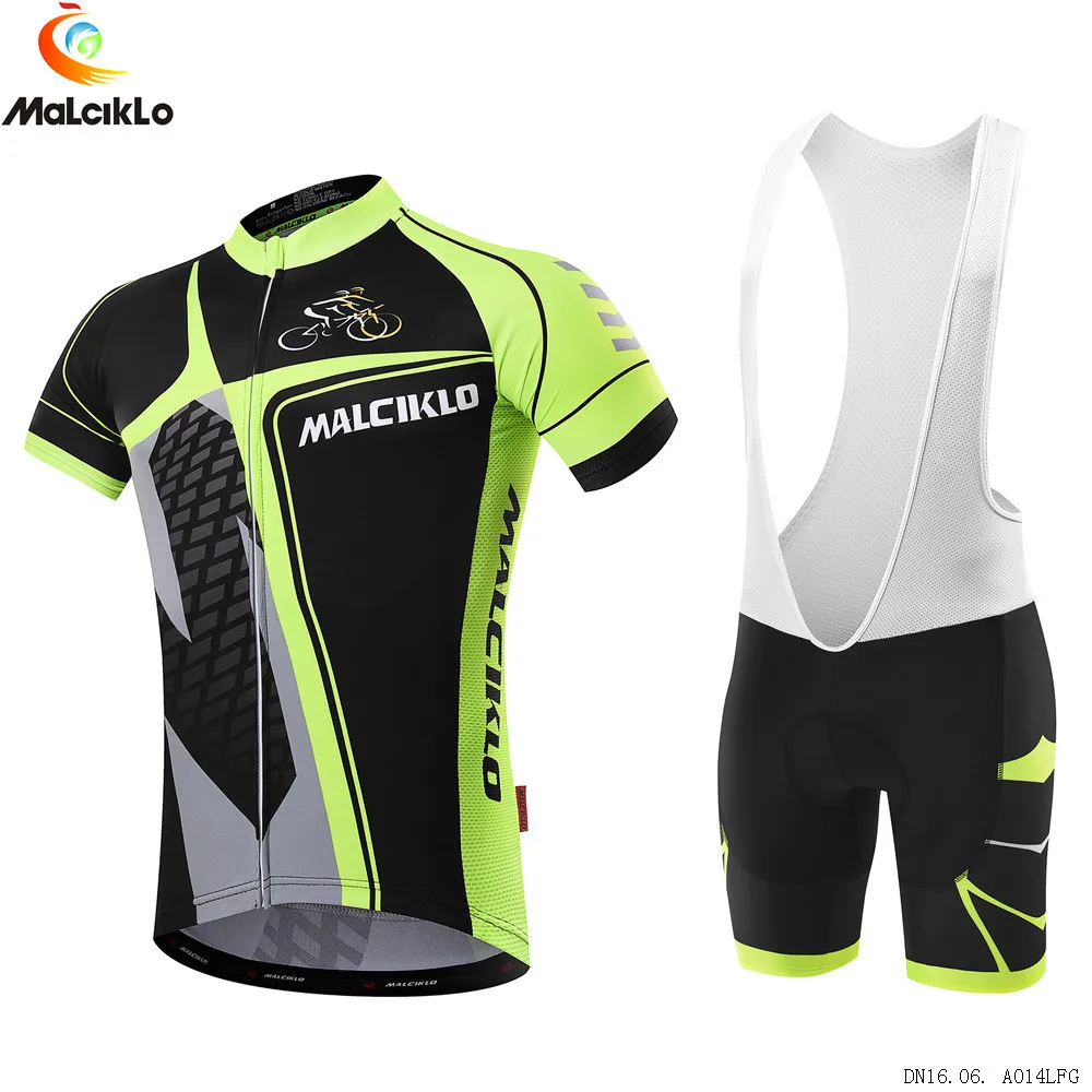 Anti shrink Pro MALCIKLO Team 2016 Cycling Jerseys Set Men's Short